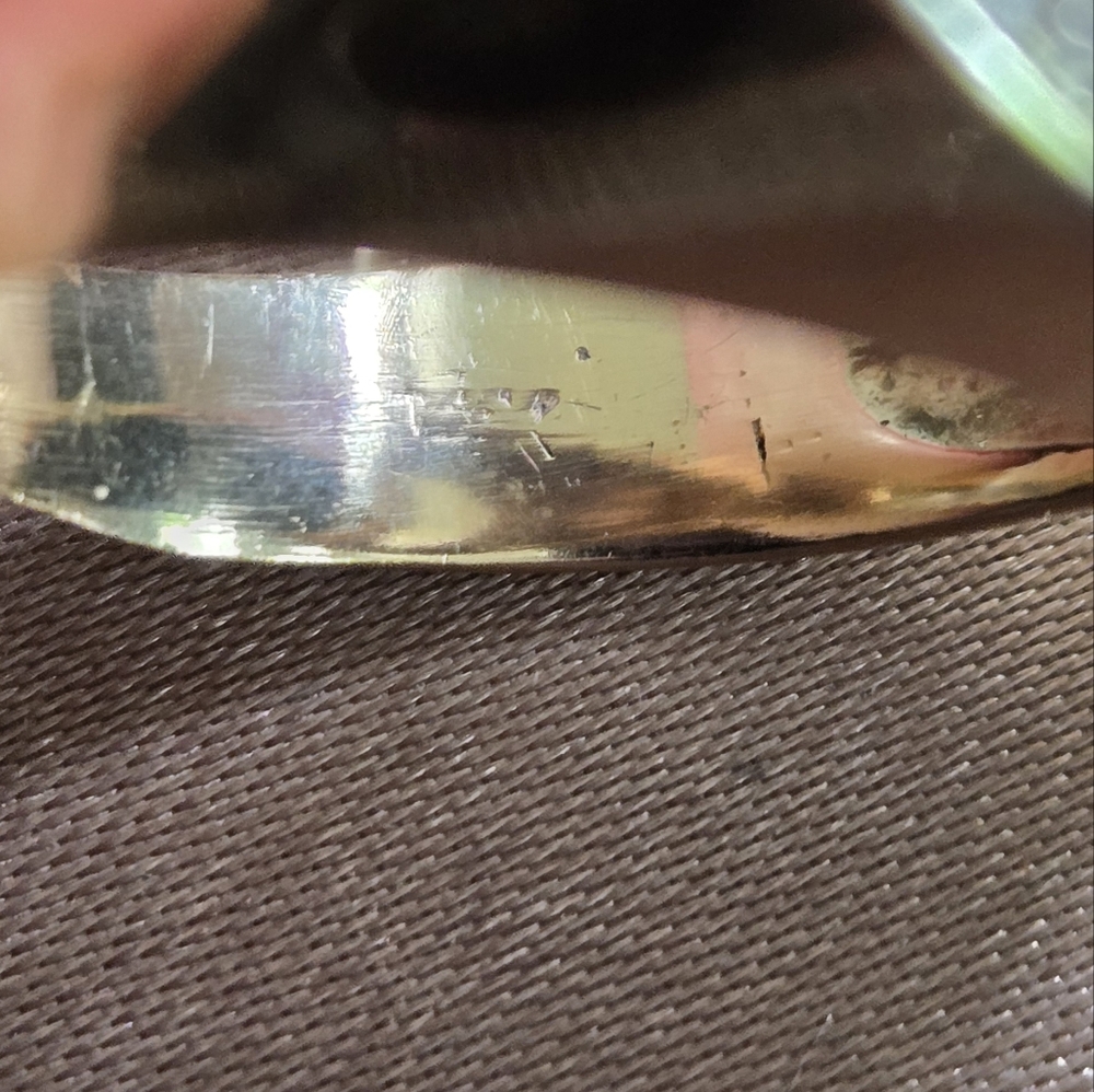 Vintage 14k Gold Sapphire Moonstone Ring - Picture 13 of 15